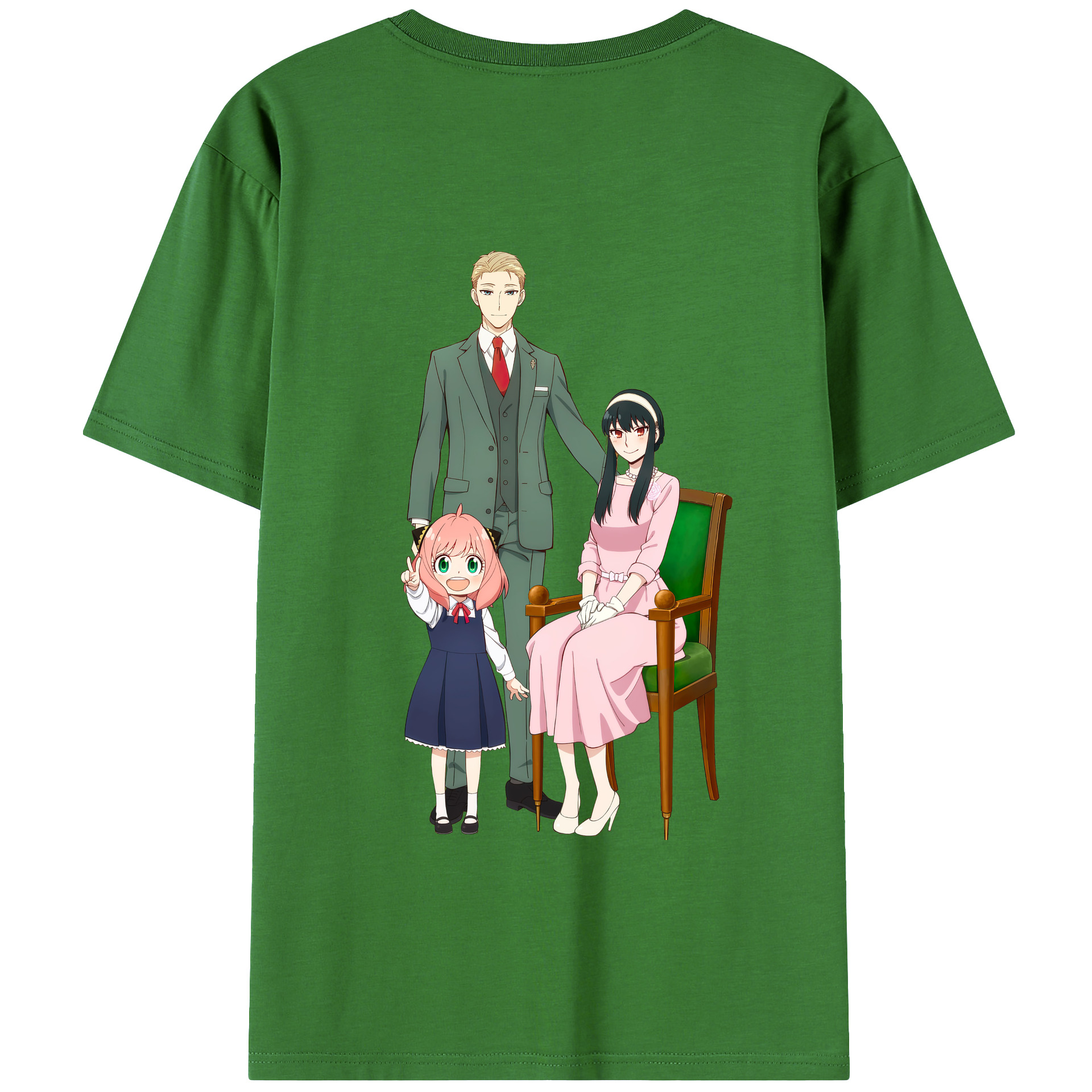 （画像用） SPY×FAMILY间谍家家酒 レディース半袖Tシャツ(バックプリント)